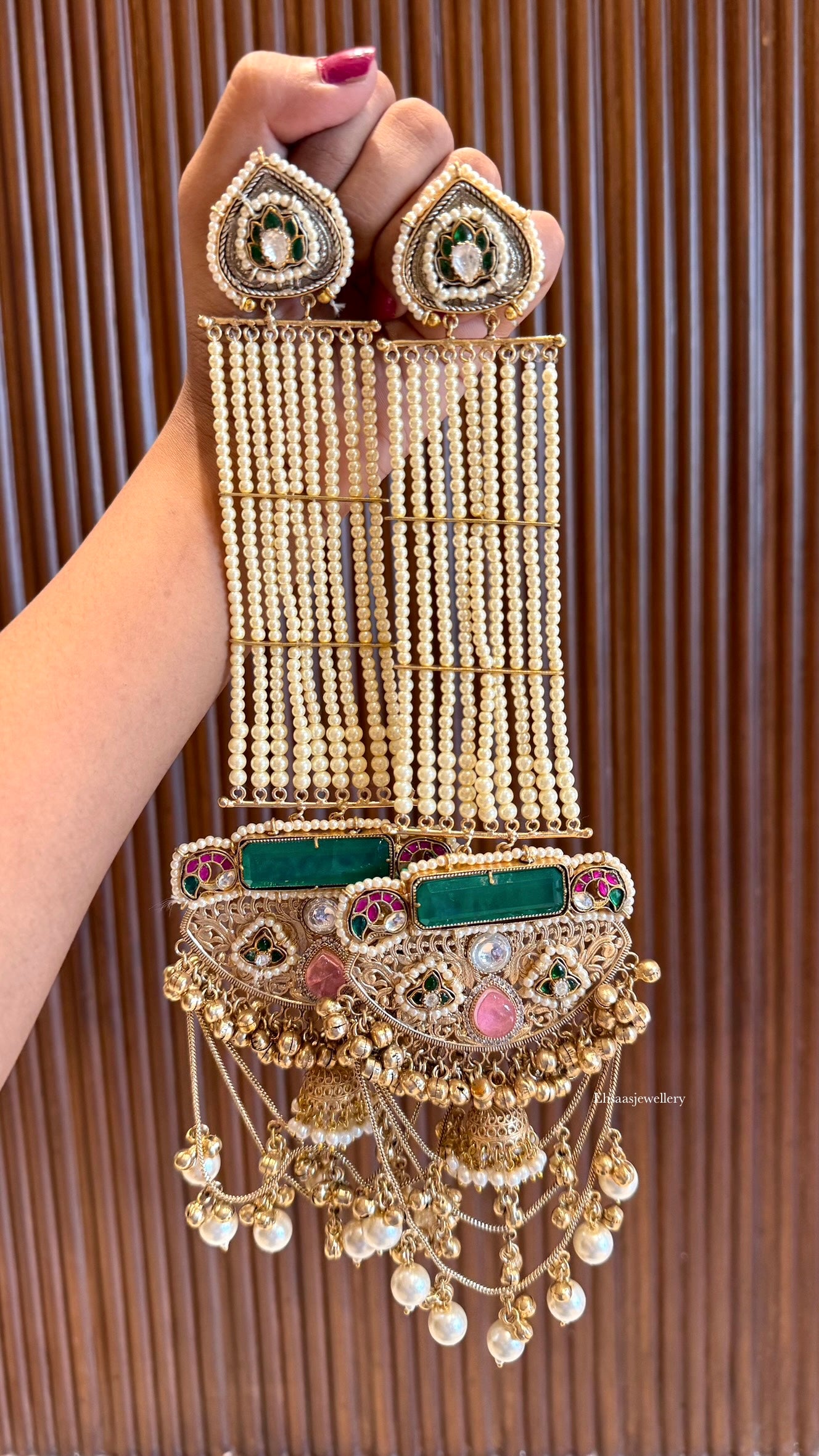 Mehrunisha Pearl Earrings