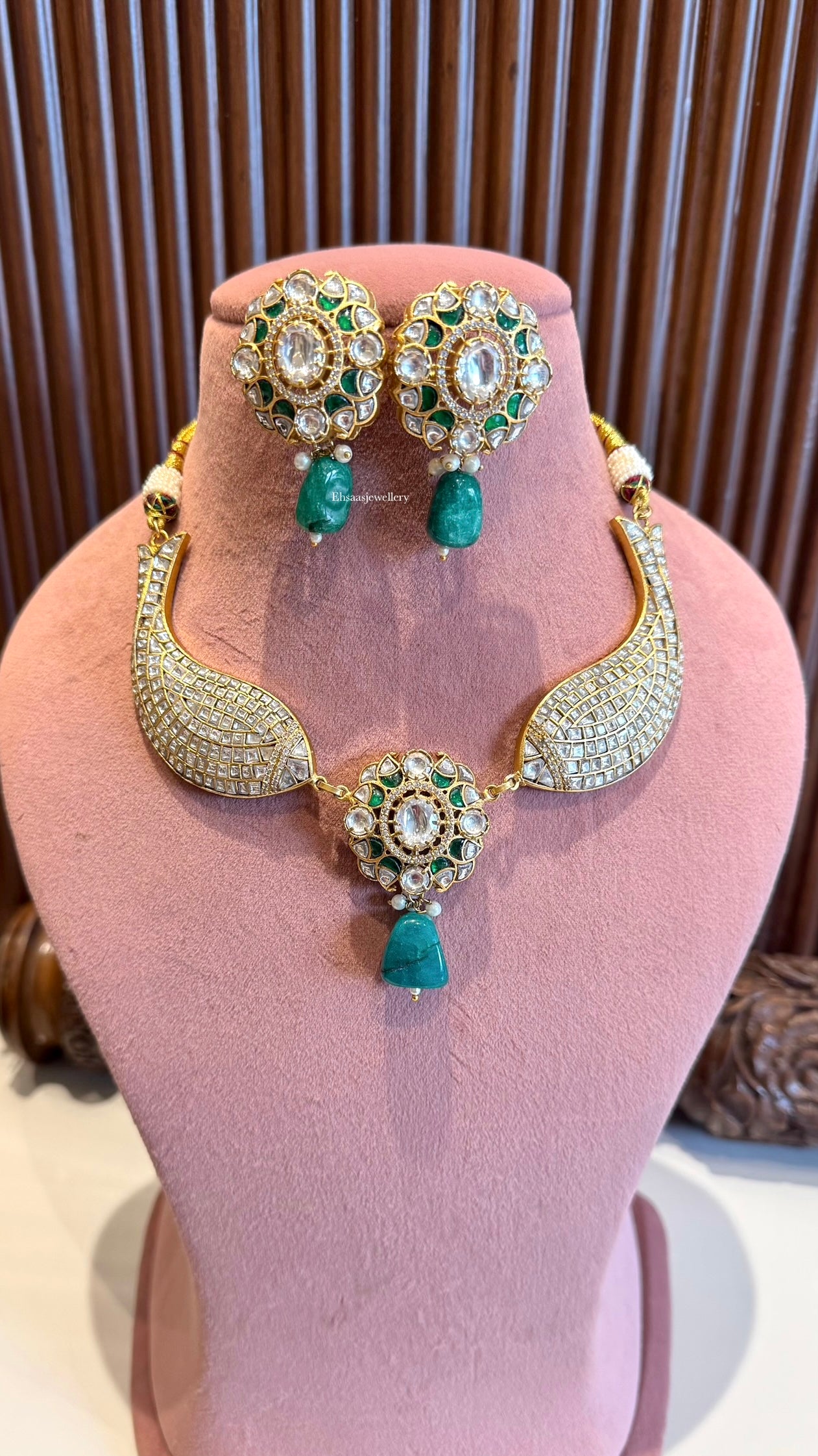 Jalpari Necklace With Earrings