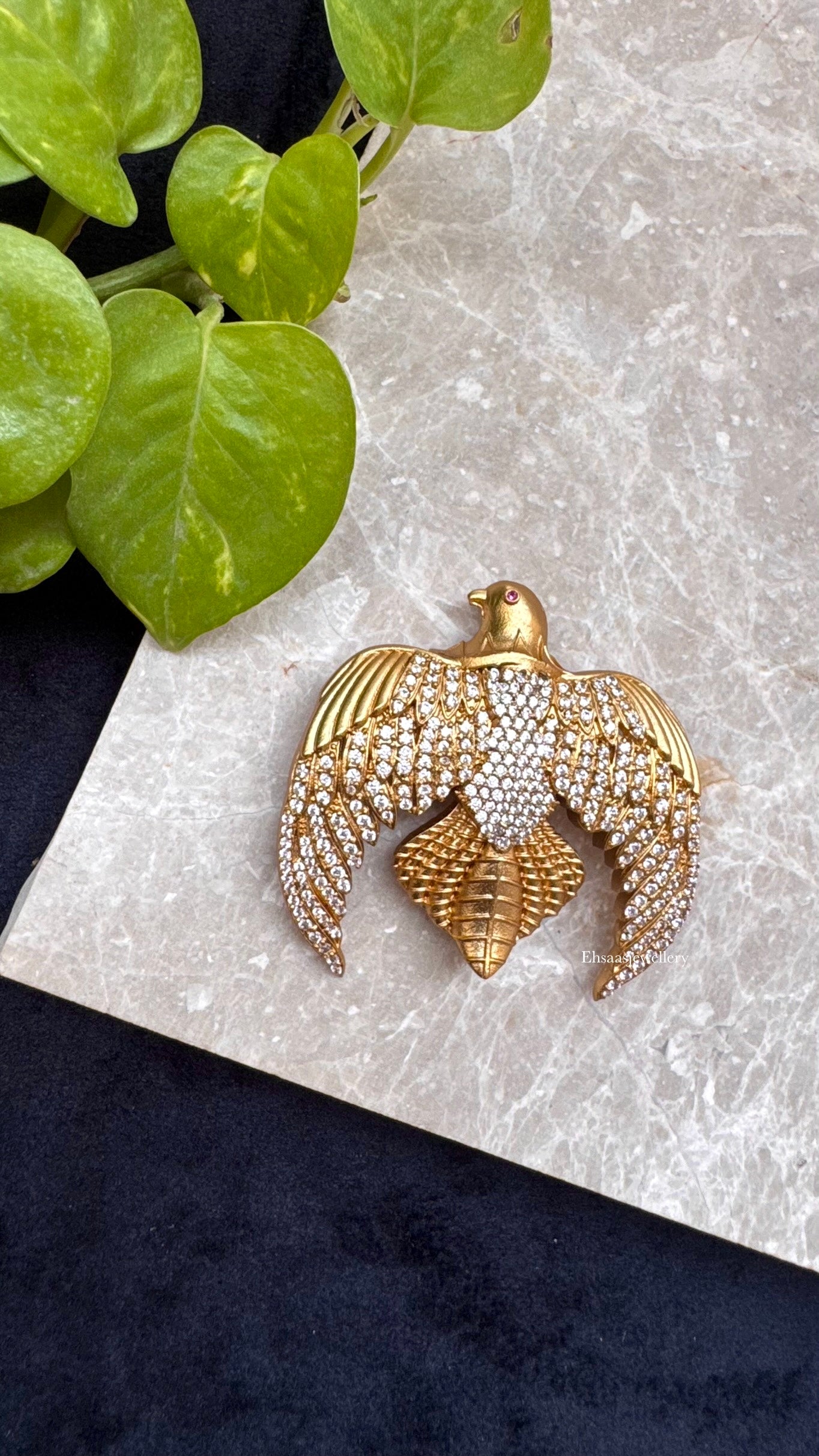 Pakshi Raj Brooch
