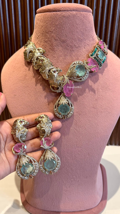 Pakshi Raj Necklace Set