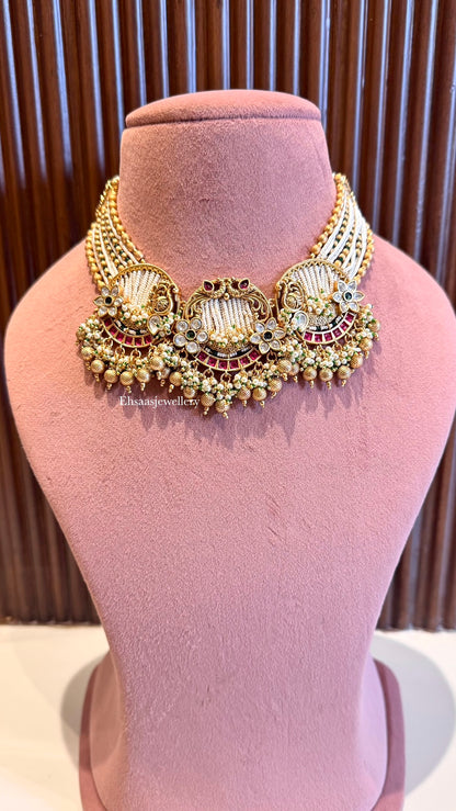 Rajwaadi Choker with Earrings