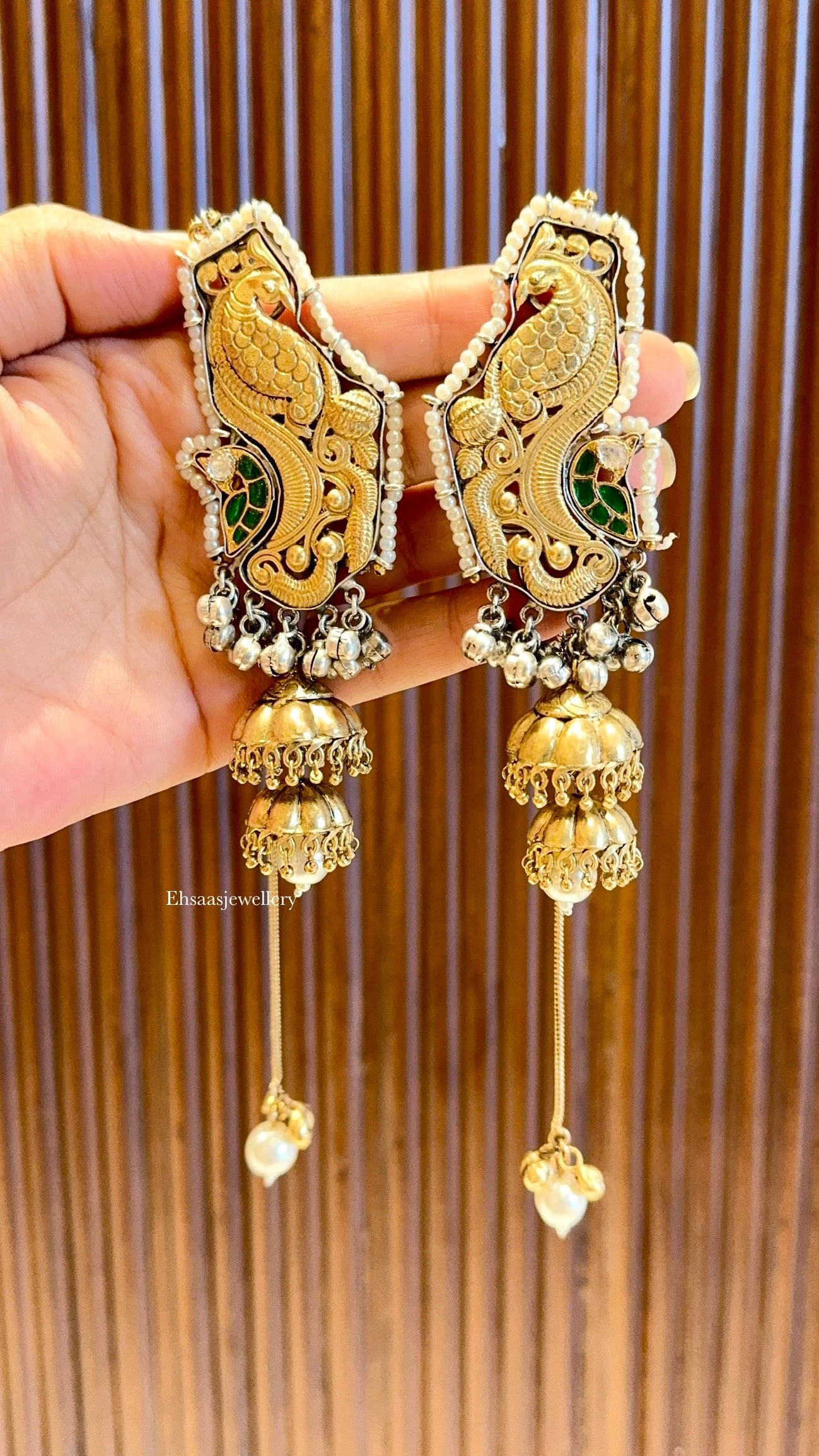 Shalimar Kaanphool Jhumkis