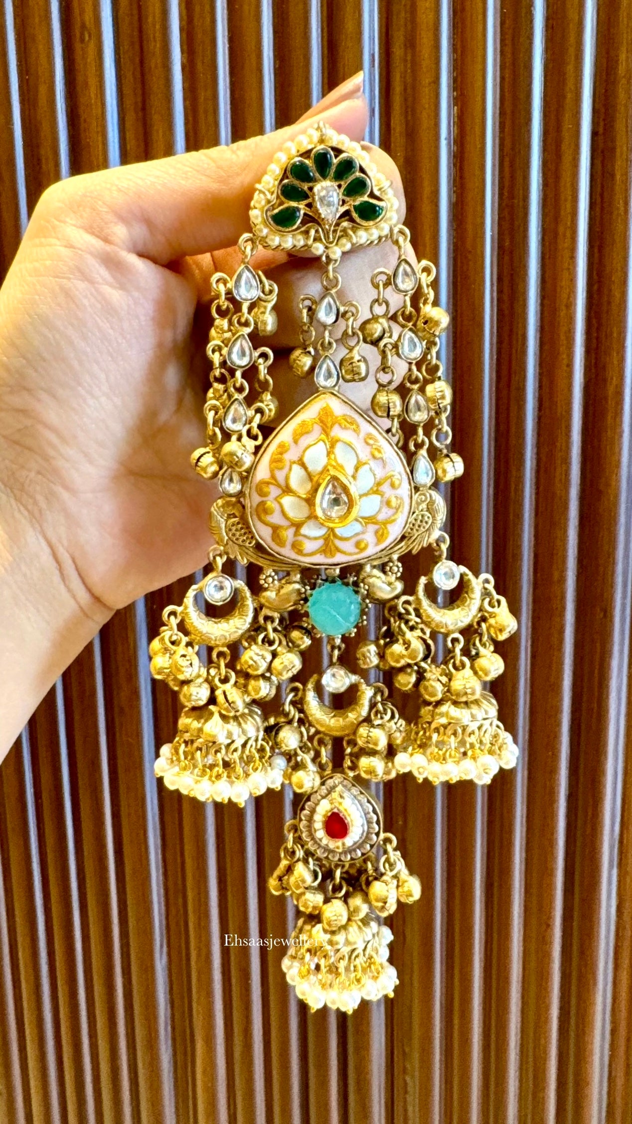 Mrigakshi Kashmiri Jhumkis