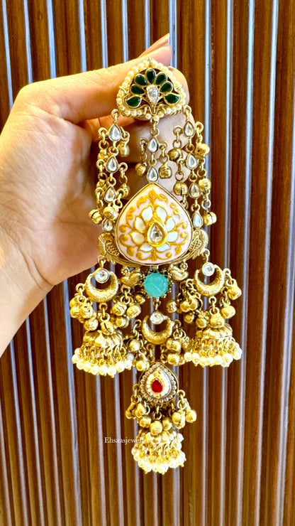 Mrigakshi Kashmiri Jhumkis