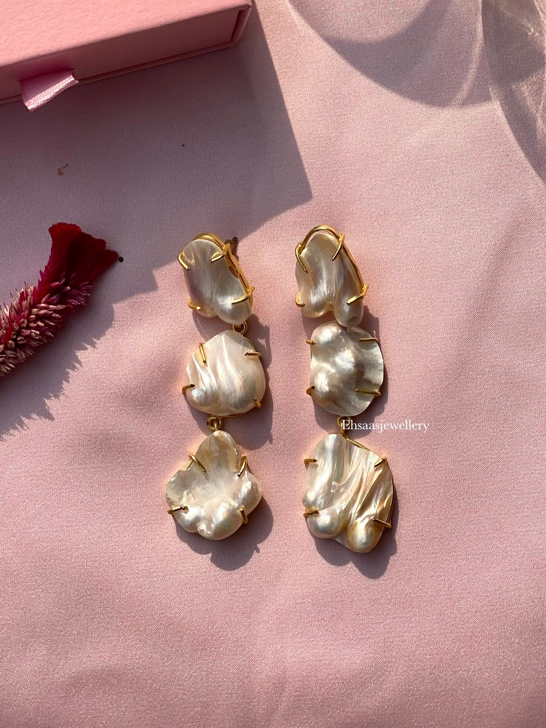 Aashvi Mother of Pearl Earrings