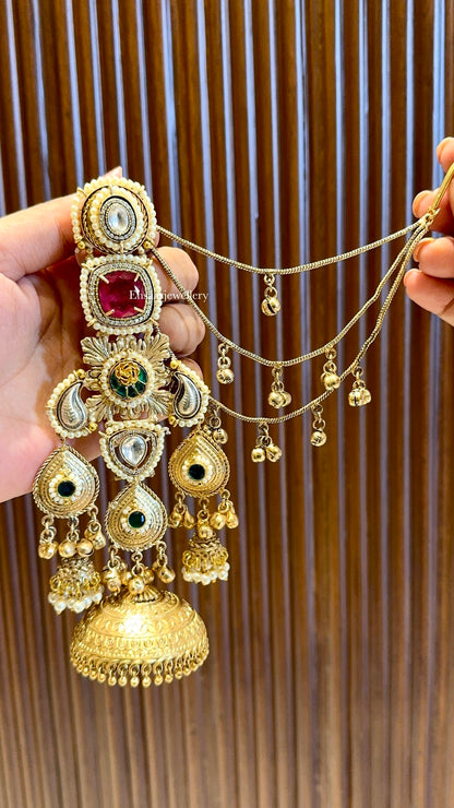 Zarna Jhumkis with Earchain