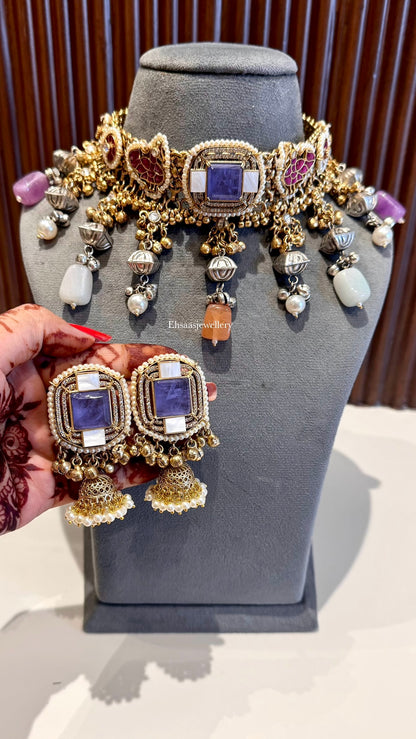 Ruhaniyat Necklace with Earrings