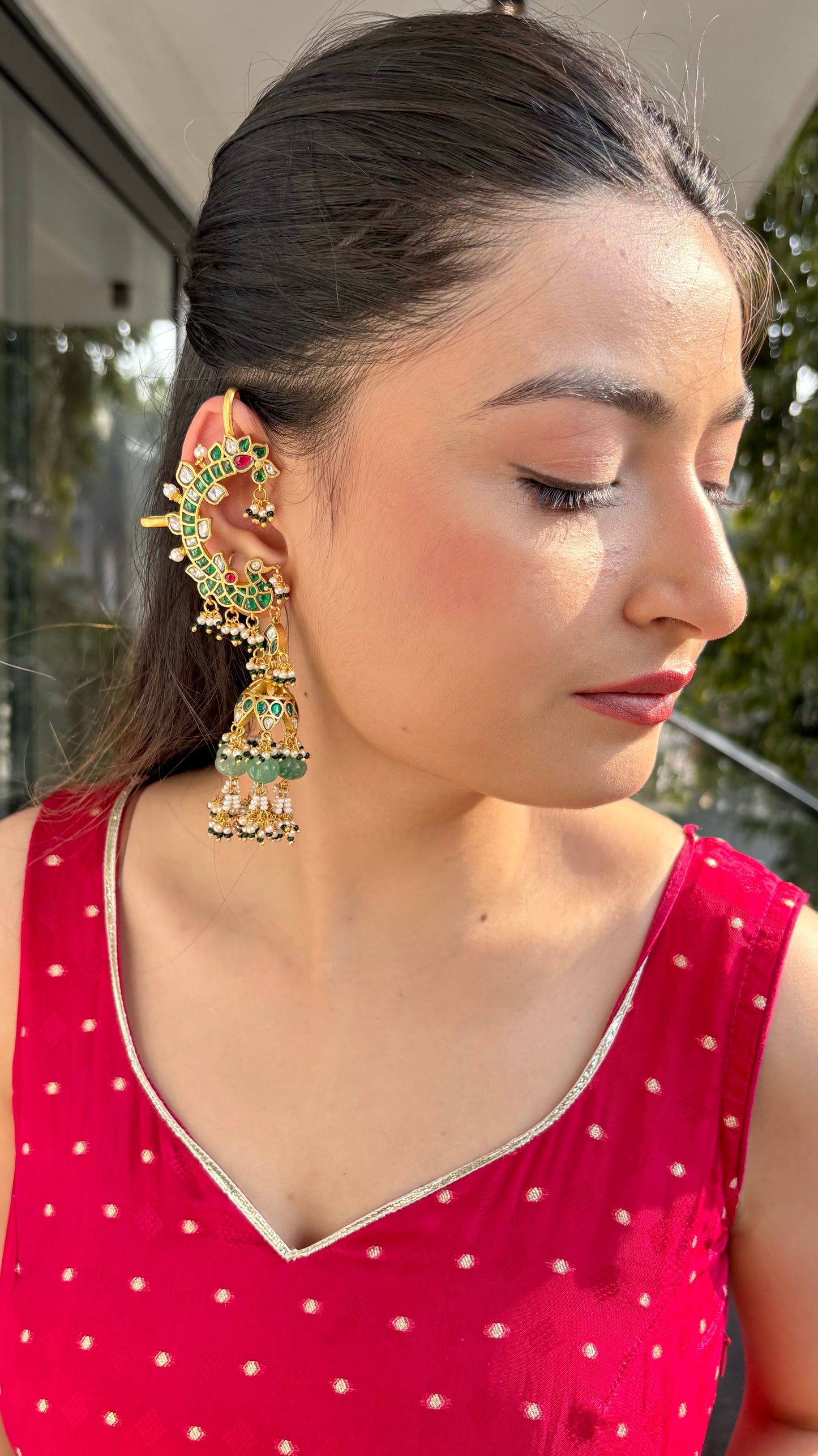 Mrignaini Kaanphool Jhumkis