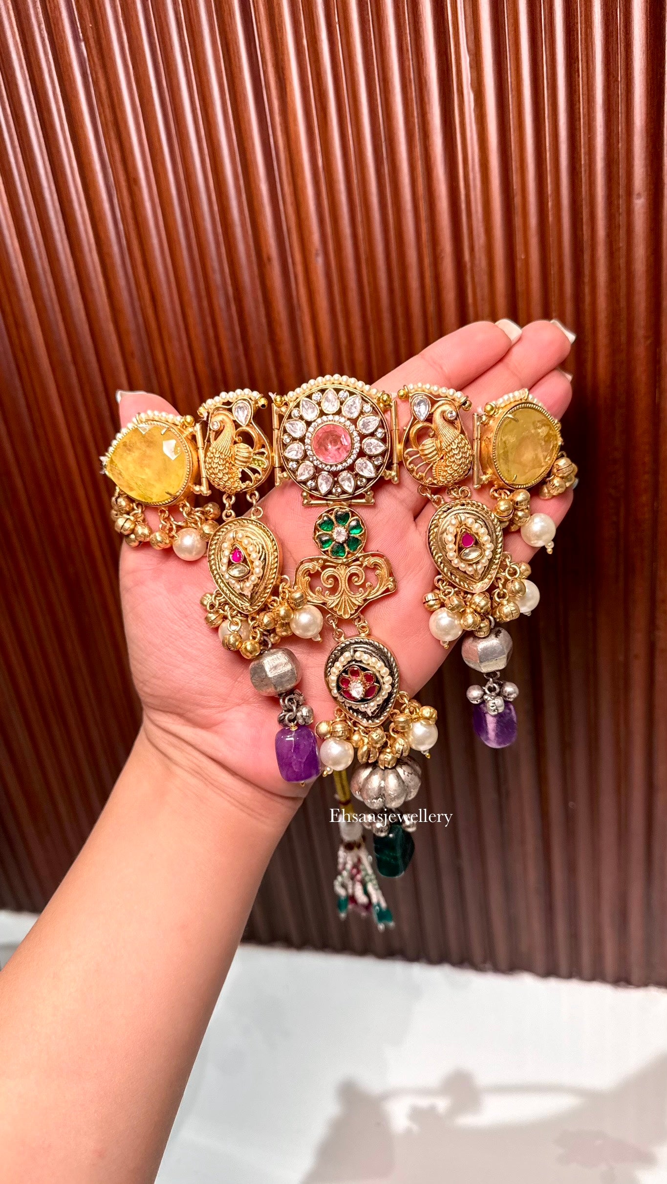 Shabnam Necklace with Earrings