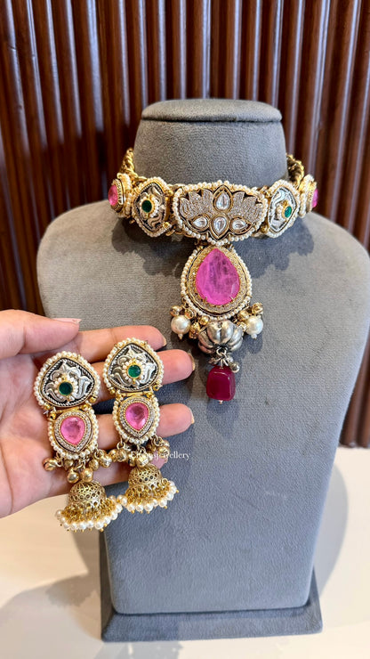 Rang-e-Ishq Necklace with Earrings