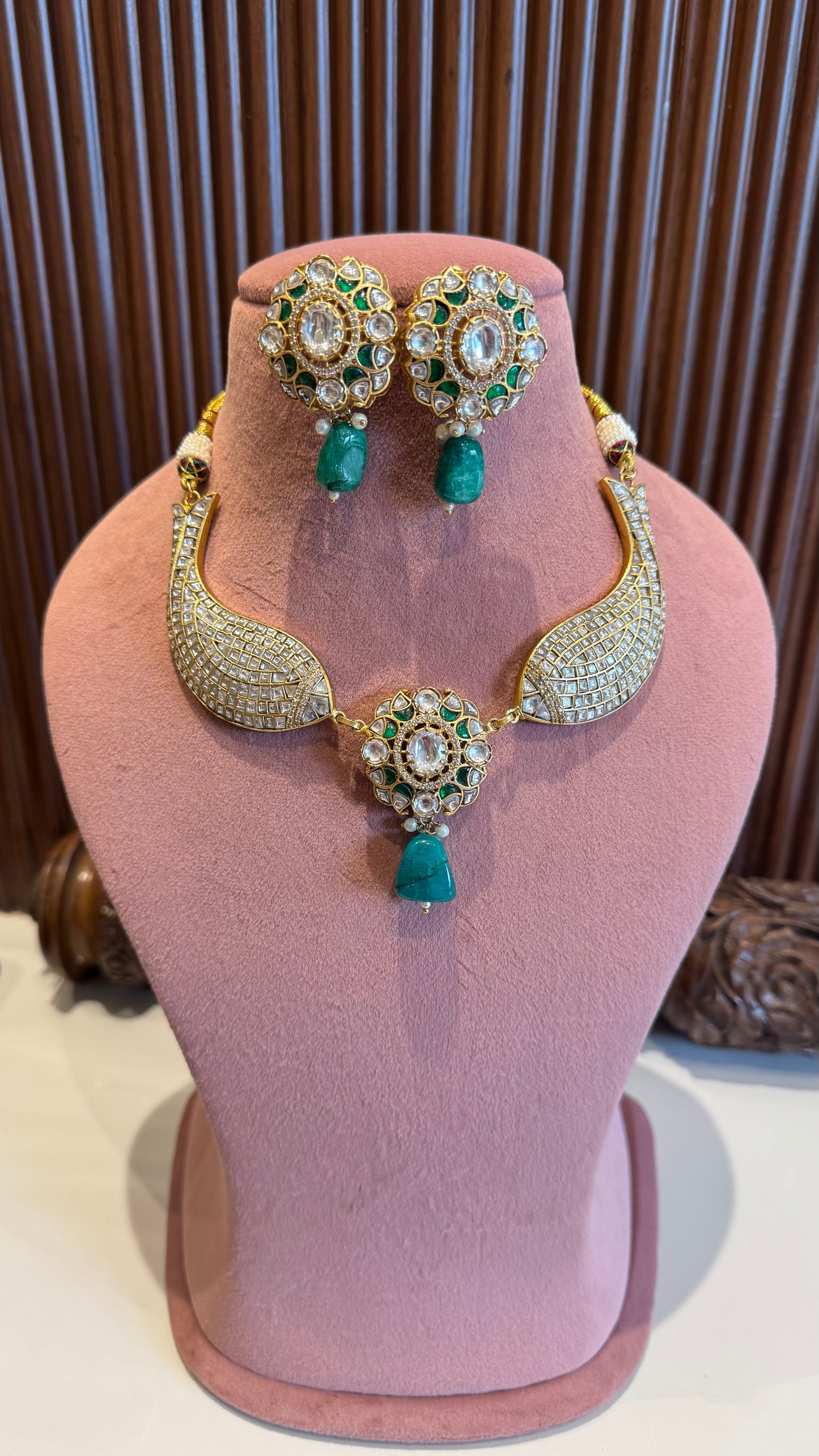 Jalpari Necklace With Earrings