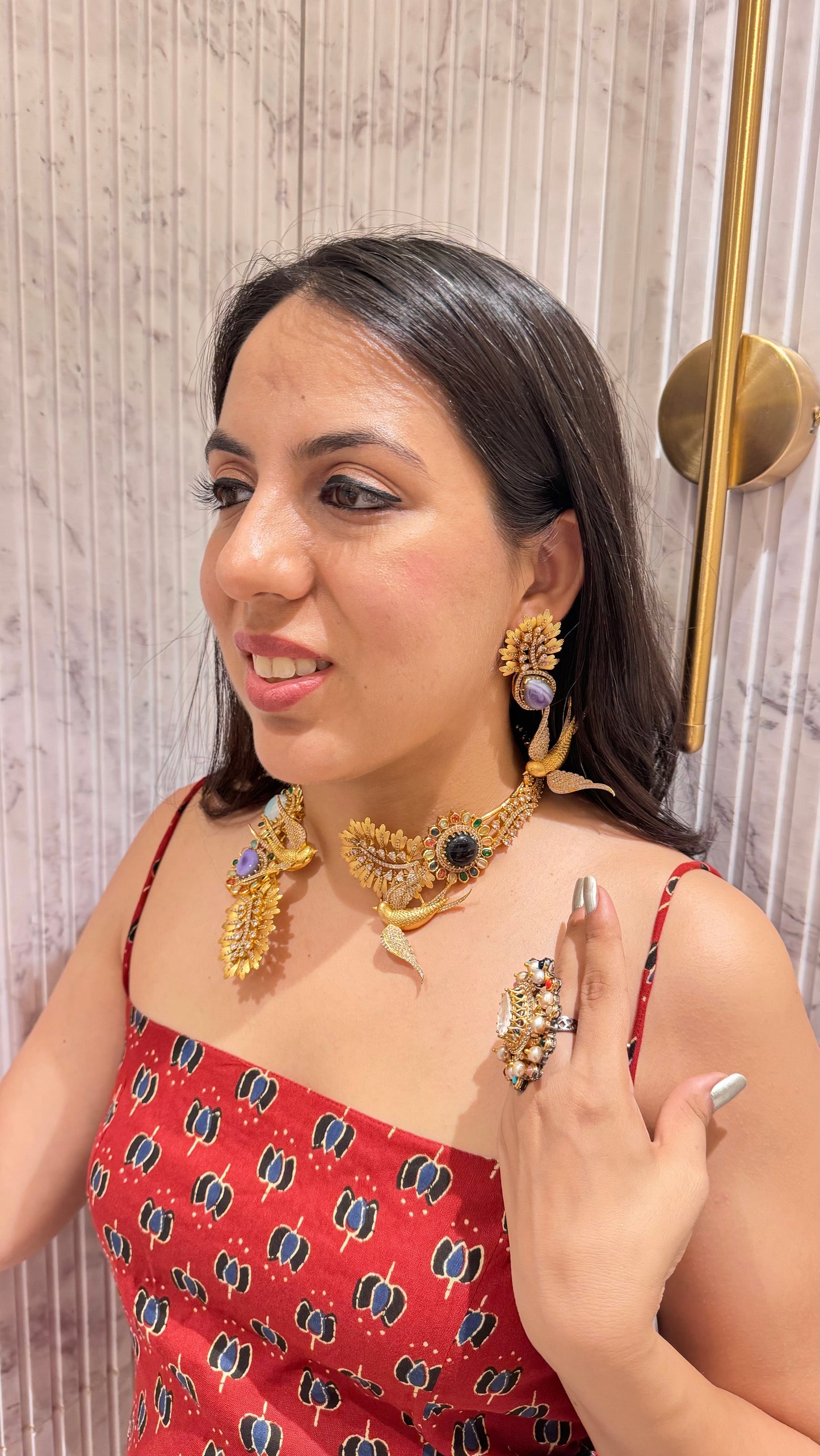 Isabella Fusion Necklace With Earrings