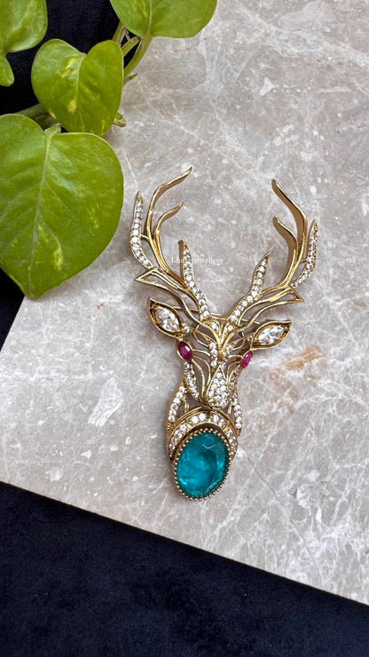 Mrigmani Brooch