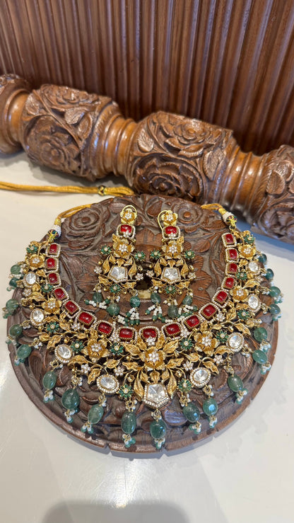 Shringaar Necklace With Earrings