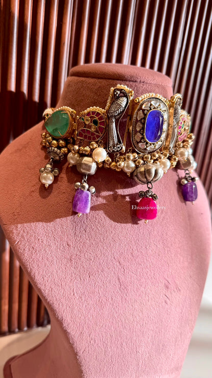 Dilruba Necklace with Earrings