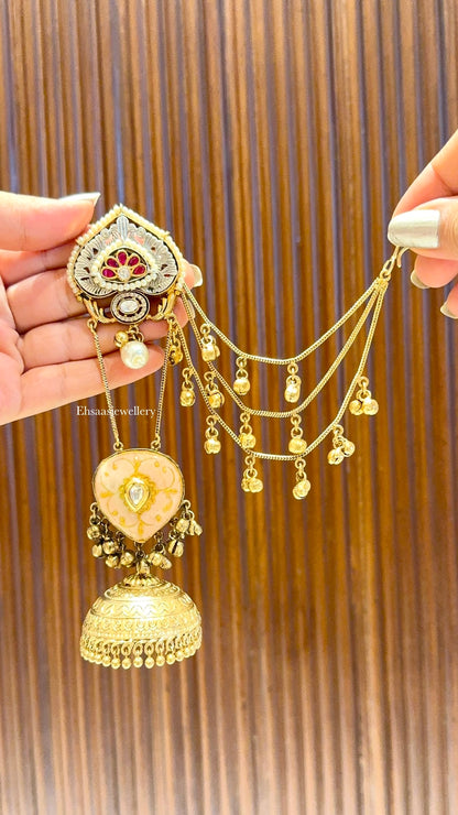 Kashish Jhumkis with Earchain