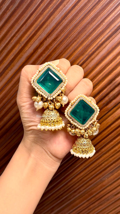 Kesarika Jhumkis