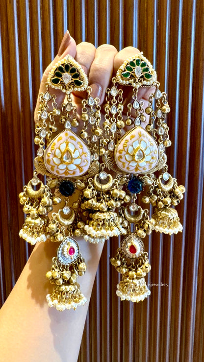 Mrigakshi Kashmiri Jhumkis