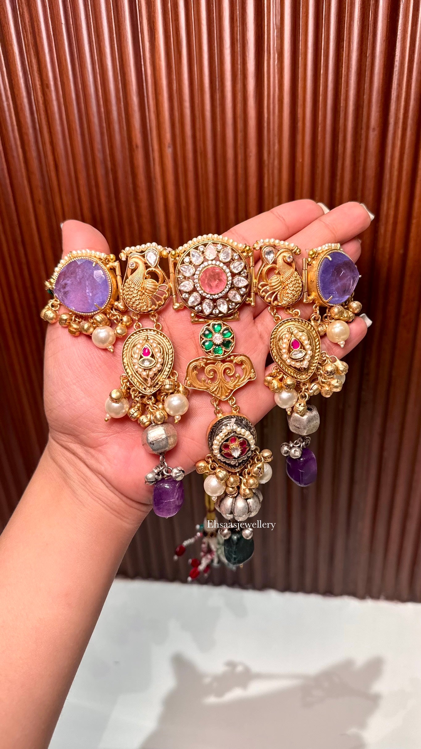 Shabnam Necklace with Earrings