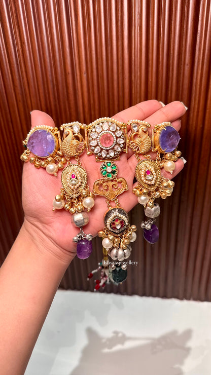Shabnam Necklace with Earrings