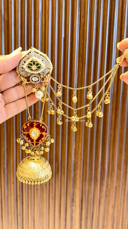 Kashish Jhumkis with Earchain