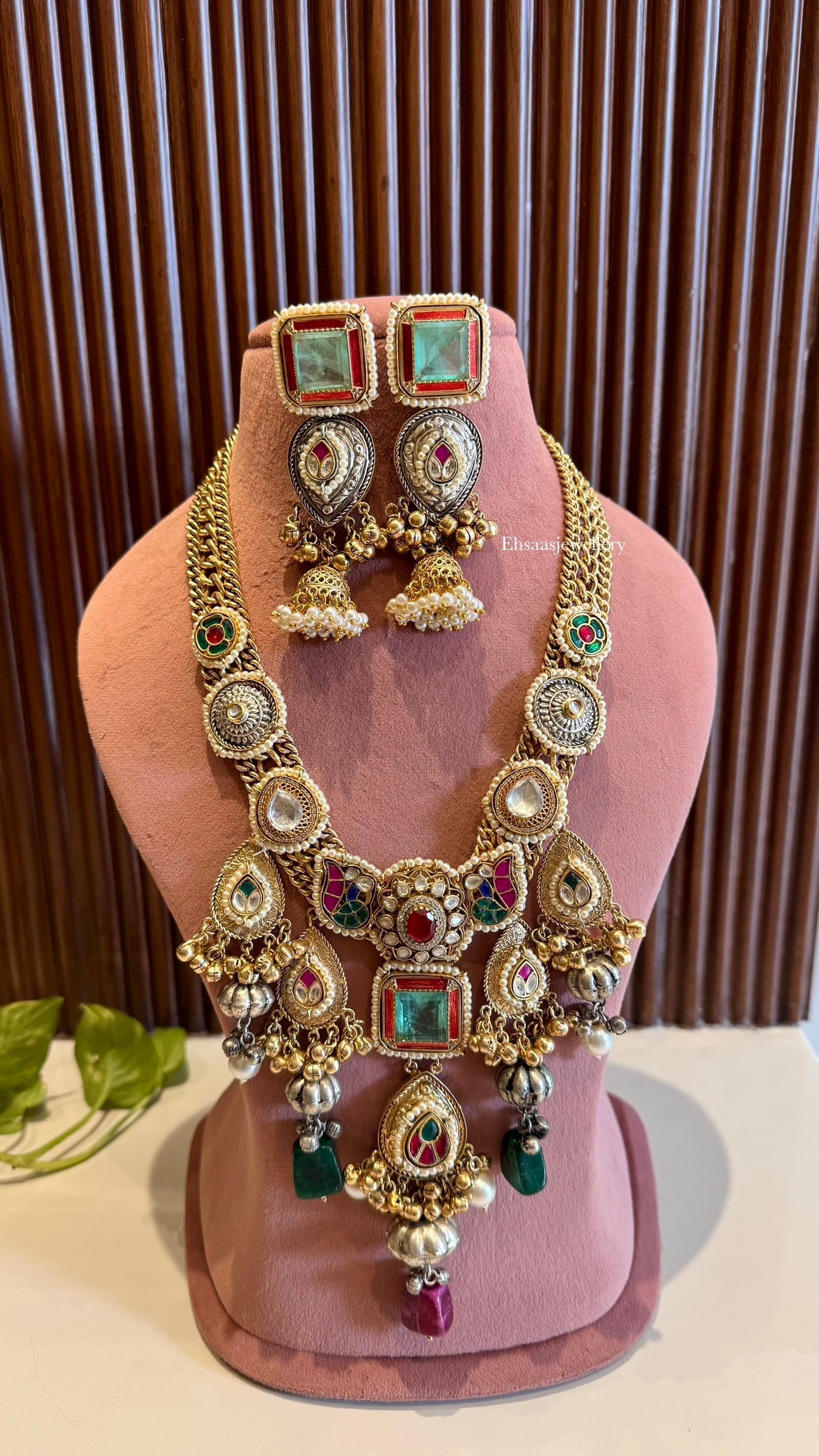 Shehzadi Necklace with Earrings