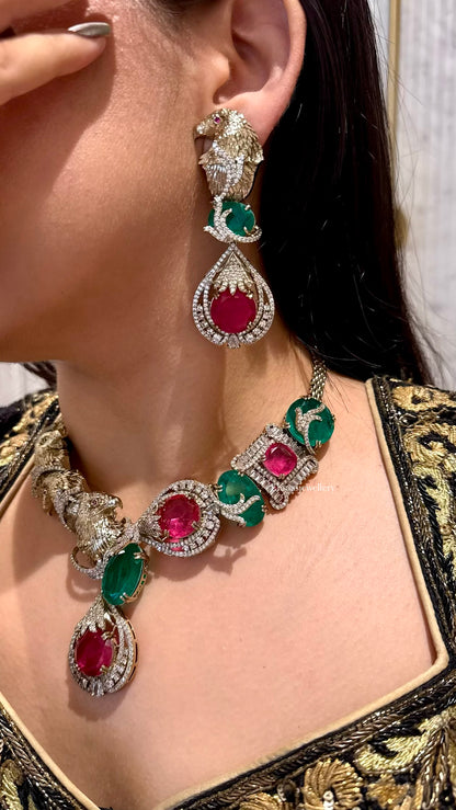 Pakshi Raj Necklace Set