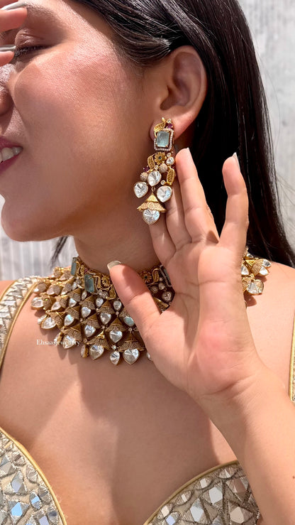 Shiddat Necklace With Earrings