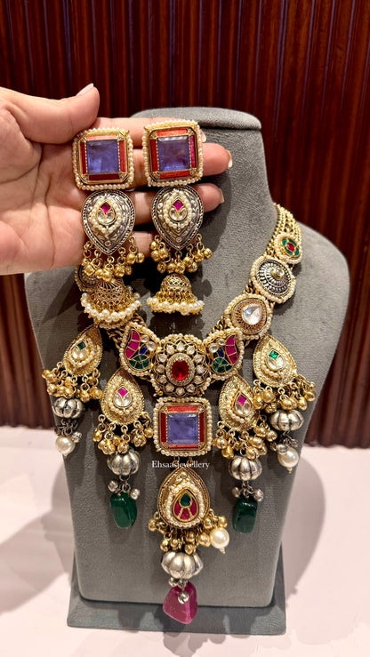 Shehzadi Necklace with Earrings