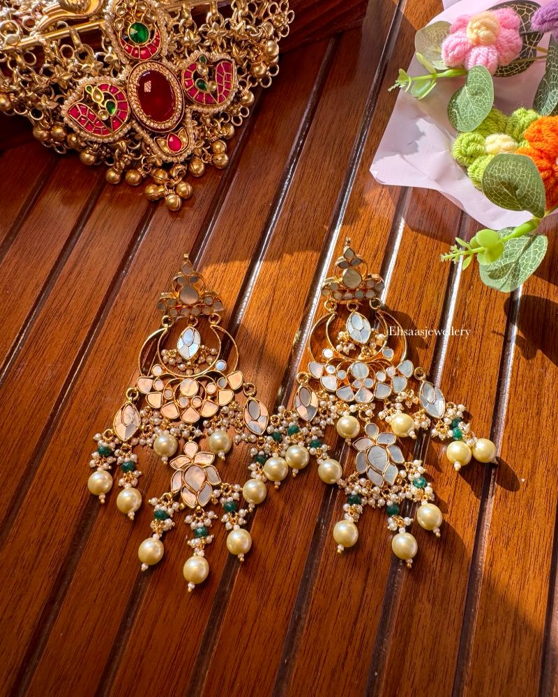 Trishira Mother of Pearl Earrings
