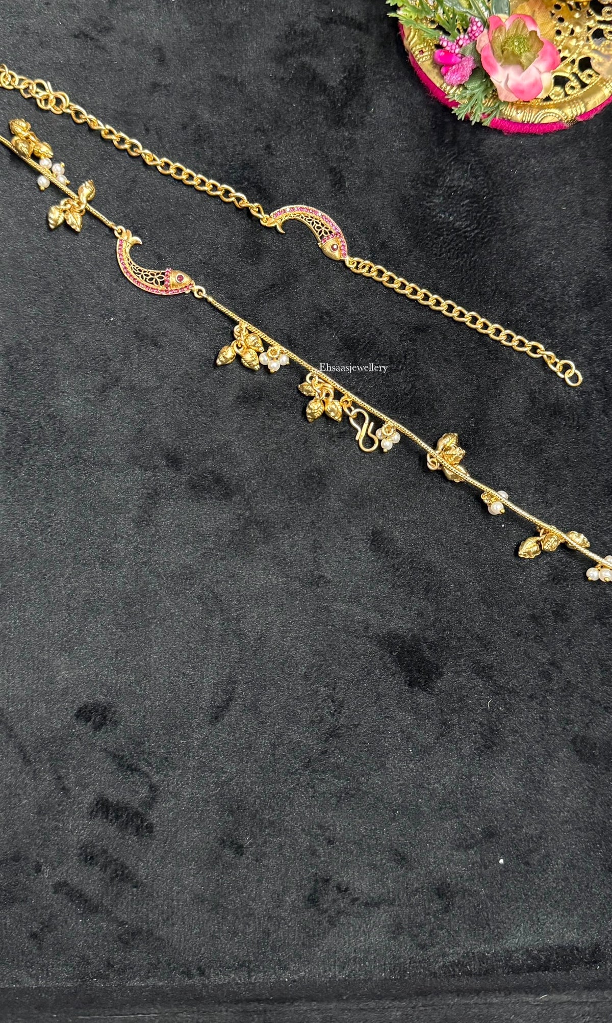 Matsya Rakhi & Lumba-Pink Combo