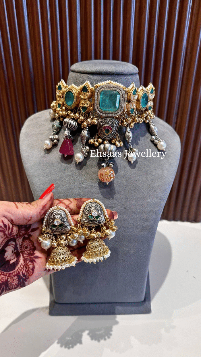 Meherbano Choker With Earrings