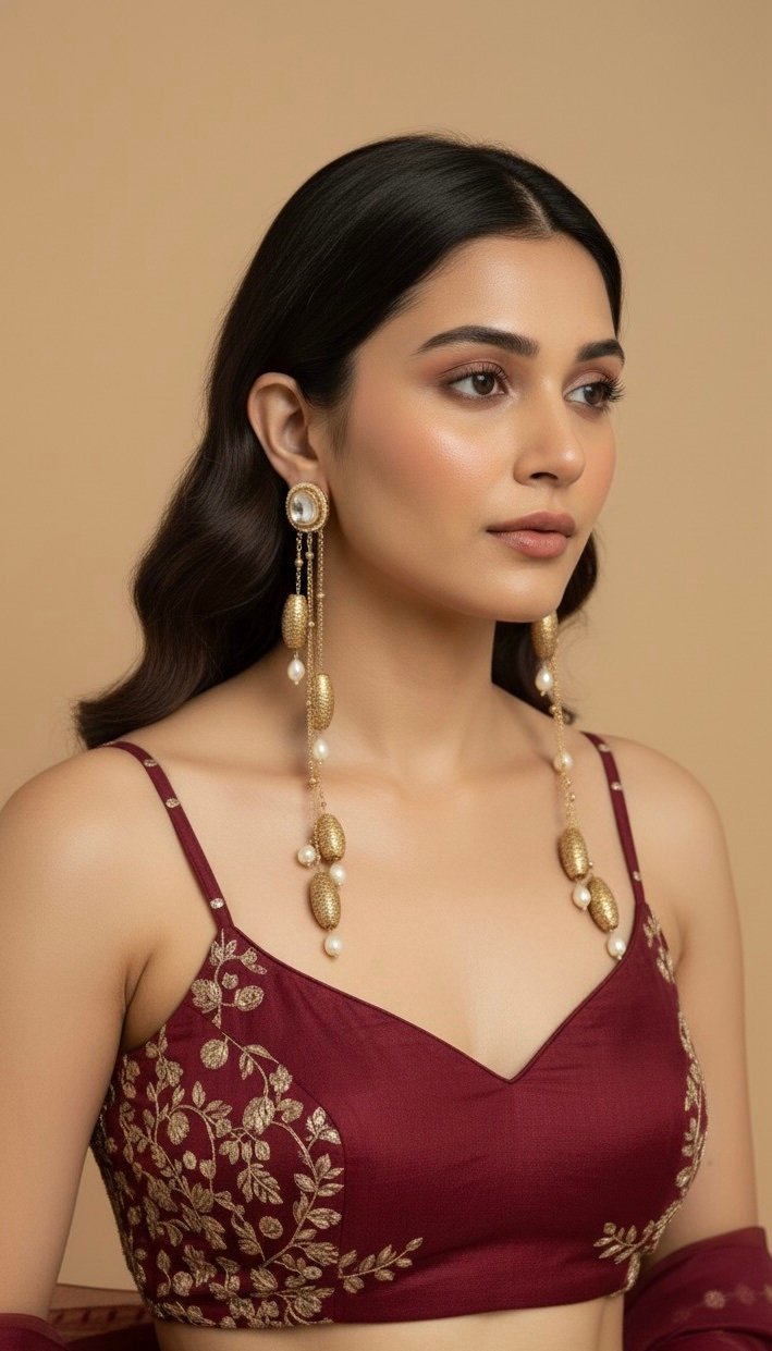 Amber Latkan Earrings