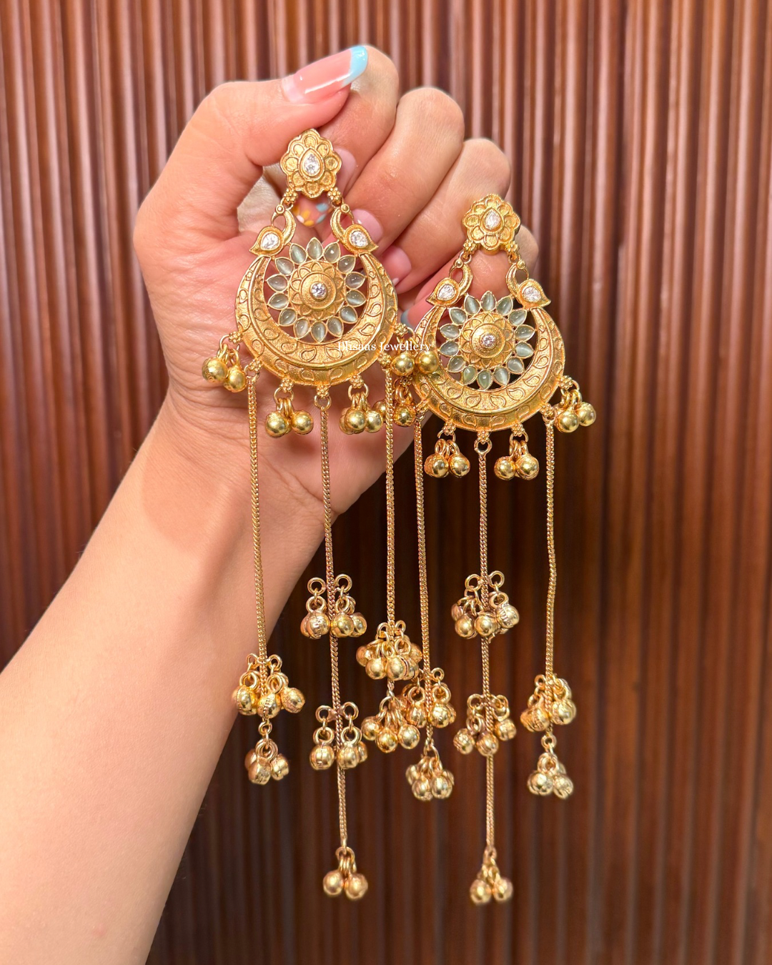 Sunheri Kashmiri Earrings