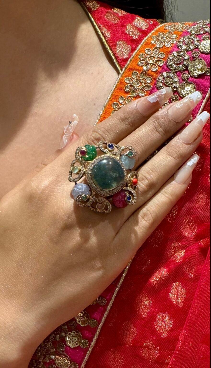 Ikshika Statement Ring