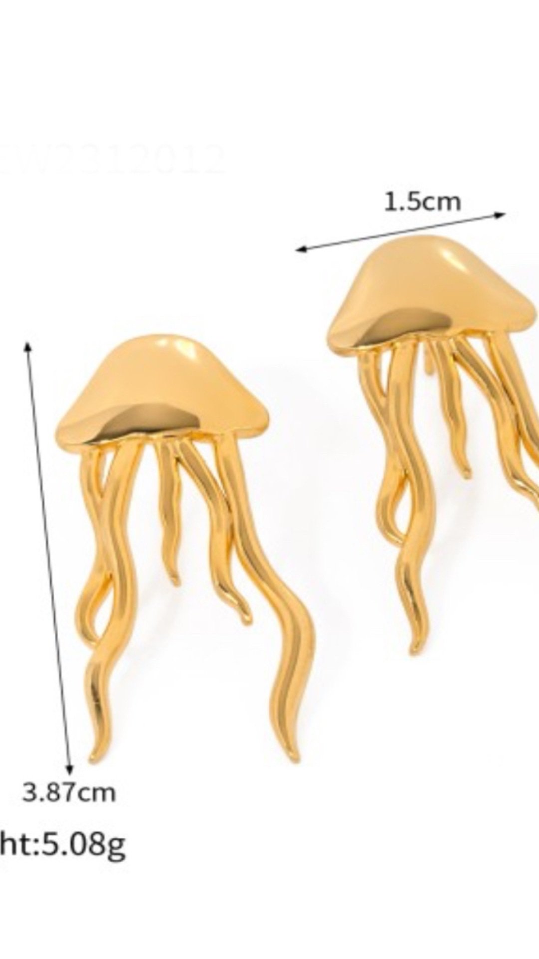 Izar Jelly Fish Earrings