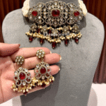 Victorian Polki Ruby Choker