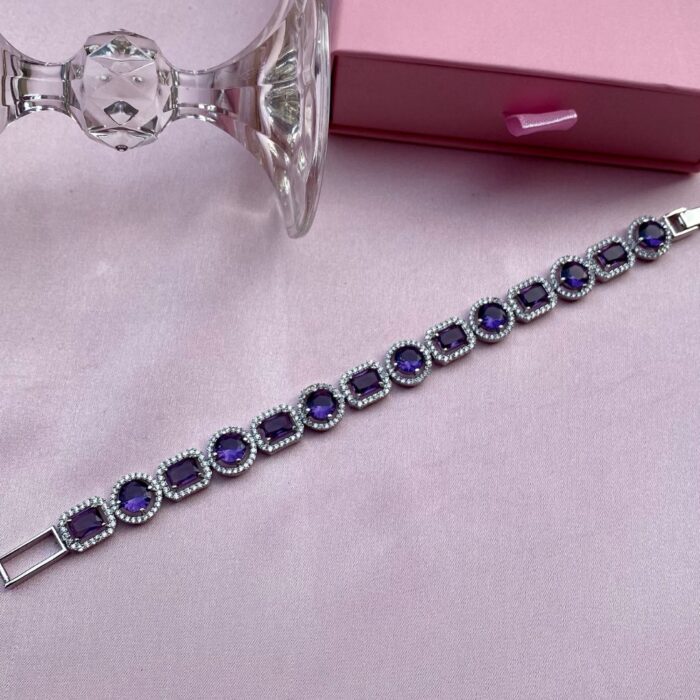 A / D Bracelet- purple
