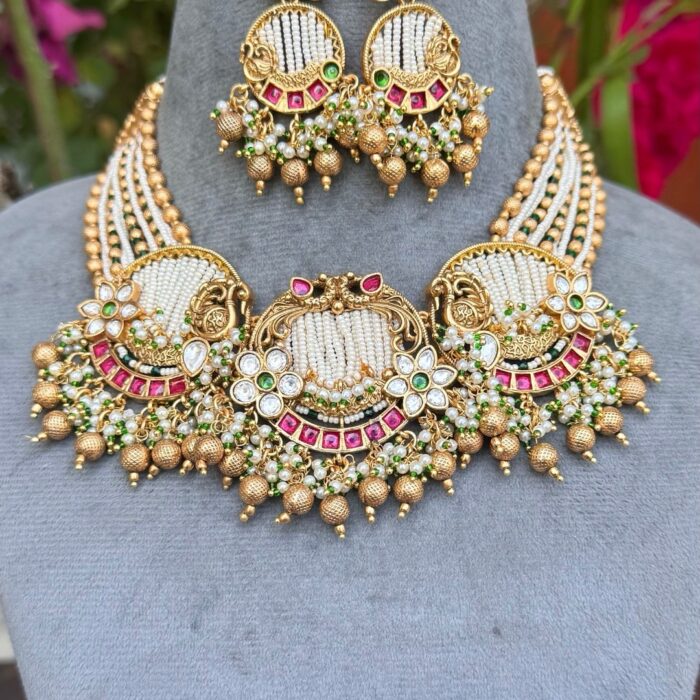 Rajwadi Pearl Necklace