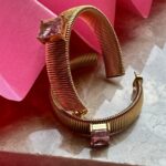 Iris Wired Hoops -Pink