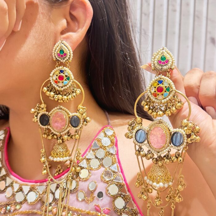 Pashmina Kashmiri Jhumkis