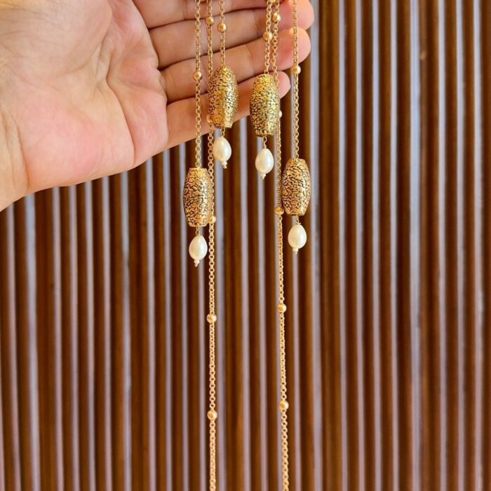 Amber Latkan Earrings
