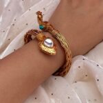 Lipika Peacock Bracelet-Adjustable