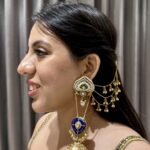 Kashish Jhumkis With Ghungroo Earchain