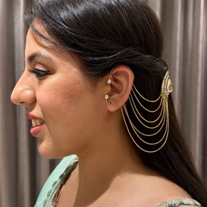 Gulnaaz Earcuffs With Earchain