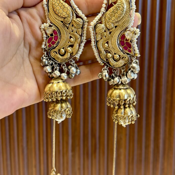 Shalimar Kaanphool Jhumkis