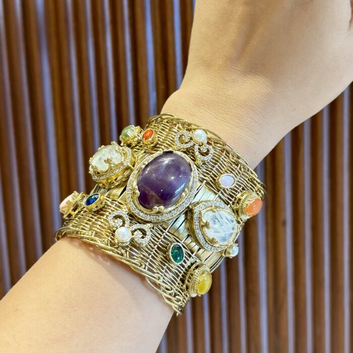 Chitrangada Handcuff/Bracelet-Purple