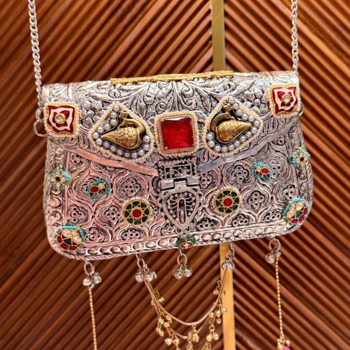 Dholna Hand Bag-Red
