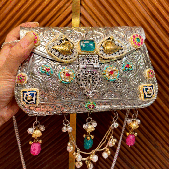 Dholna Hand Bag-Mint Green
