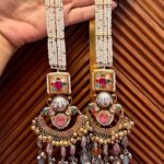 Kesari Jhumkis With Kaansahara